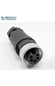 Conec M7/8-05fs ,7/8" 5-pin Dişi Konnektör Conec M7/8-05fs ,7/8" 5-pin Dişi Konnektör