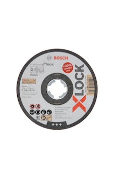 Bosch - X-Lock - 125 1.0 Mm Standard Seri Düz Inox Paslanmaz Çel Bosch - X-Lock - 125 1.0 Mm Standard Seri Düz Inox Paslanmaz Çel