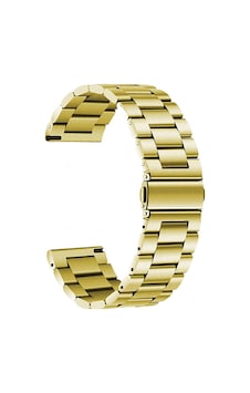 Galaxy Uyumlu Watch Active 2 40mm Clo- Band-04 20mm Metal Kordon-gold Galaxy Uyumlu Watch Active 2 40mm Clo- Band-04 20mm Metal Kordon-gold
