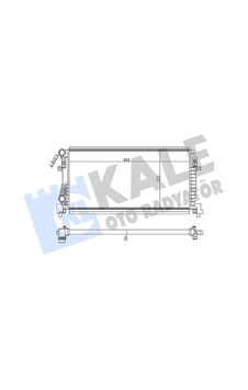 Su Radyatörü Kale 355555 Volkswagen Golf Vıı / Audi A3 / Seat Leon 2013+ Su Radyatörü Kale 355555 Volkswagen Golf Vıı / Audi A3 / Seat Leon 2013+