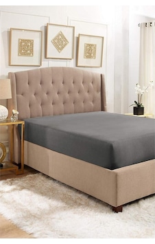 Lionas Battal Ve Büyük Yataklar İçin Lastiksiz Düz Renk Çarşaf 240x260 Cm Antrasit Lionas Battal Ve Büyük Yataklar İçin Lastiksiz Düz Renk Çarşaf 240x260 Cm Antrasit