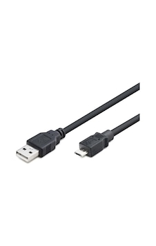 Usb Mıcro To Usb Kablo Ps4 1.8m Siyah Hdx7551 Usb Mıcro To Usb Kablo Ps4 1.8m Siyah Hdx7551