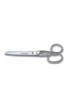 Solgern A122-7 Ev Ve Saya Makası No: 7 İnç / 17, 78 Cm - Nikel Kaplama Solgern A122-7 Ev Ve Saya Makası No: 7 İnç / 17, 78 Cm - Nikel Kaplama