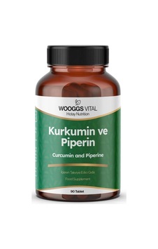 Wooggs Vital Kurkumin Ve Piperin 90 Tablet