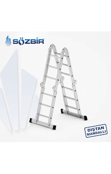 Sözbir 4 3 Toplamda 3,70 12 Basamaklı Akrobat Merdiven 1.2 Mm 3,70 Cm Kadar Uzayan Sözbir 4 3 Toplamda 3,70 12 Basamaklı Akrobat Merdiven 1.2 Mm 3,70 Cm Kadar Uzayan