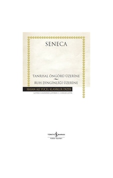 Tanrısal Öngörü Üzerine - Ruh Dinginliği Üzerine Ciltli / Se... Tanrısal Öngörü Üzerine - Ruh Dinginliği Üzerine Ciltli / Se...
