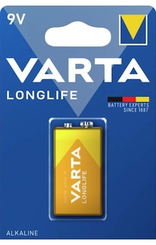 VARTA LONGLIFE POWER ALKALİN 9 VOLT PİL TEKLİ PAKET VARTA LONGLIFE POWER ALKALİN 9 VOLT PİL TEKLİ PAKET