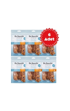 Dr.sacchi Premium Tavuk Fileto Tahılsız Köpek Ödülü 100gr 6 Adet