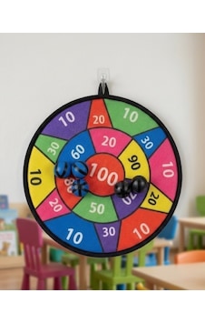 Eğitici Dart Oyunu Çocuklar İçin Güvenli Cırtlı Hedef Tahtası Seti - Lisinya Standart Eğitici Dart Oyunu Çocuklar İçin Güvenli Cırtlı Hedef Tahtası Seti - Lisinya Standart