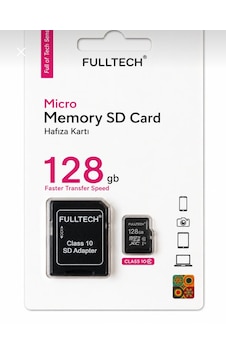 Fulltech Micro Sd 128 Gb Hafıza Kartı Adaptör Dahil