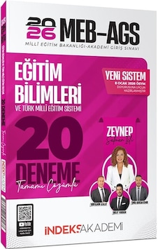 Yeni Ags Sistemi - İndeks Akademi 2026 Meb-ags Eğitim Bilimleri Ve Türk Milli Eğitim Sistemi 20 Deneme Çözümlü - Zeynep Salman İçli İndeks Akademi Yayıncılık Yeni Ags Sistemi - İndeks Akademi 2026 Meb-ags Eğitim Bilimleri Ve Türk Milli Eğitim Sistemi 20 Deneme Çözümlü - Zeynep Salman İçli İndeks Akademi Yayıncılık