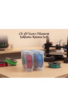 3d Yazıcı Filament Saklama Kabı Seti Hava Sızdırmaz Contalı 4.5 Lt 2'li Set Mab-179 3d Yazıcı Filament Saklama Kabı Seti Hava Sızdırmaz Contalı 4.5 Lt 2'li Set Mab-179
