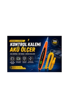 Kontrol Kalemı Aku Olcer Ekranlı Ithal Poınt - 785980182