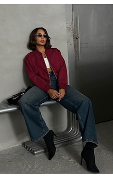 Verymoda Süet Mont F1809 Bordo