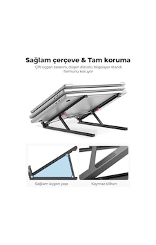 Saiji X2 Taşıma Çantalı Alüminyum Notebook Laptop Standı Siyah Saiji X2 Taşıma Çantalı Alüminyum Notebook Laptop Standı Siyah