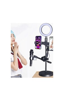 Çekim Işıklı Telefon Tutucu Makyaj Işığı Live Profesyonel Canlı 4 In 1 Işıklı Stand Çekim Işıklı Telefon Tutucu Makyaj Işığı Live Profesyonel Canlı 4 In 1 Işıklı Stand