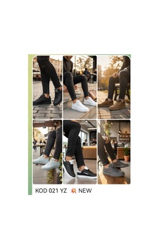 Sneakers Bağcıklı Erkek Ayakkabı Legan-028 Taba