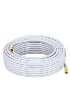 Rg6 U6 F Konnektörlü Hazır Anten Uydu Kablo 25 Metre Full Hd 4k Pk-5322