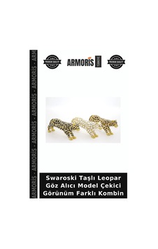 Swaroski Taşlı Leopar Göz Alıcı Model Çekici Görünüm Farklı Kombin Çok Renkli
