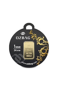AgaKulche 24 Ayar 1 gr 995 Özbağ Külçe Altın AgaKulche 24 Ayar 1 gr 995 Özbağ Külçe Altın
