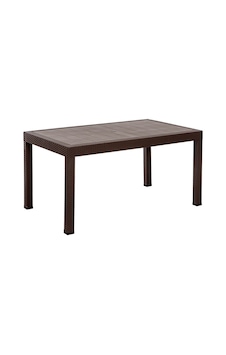 Rattan 90x150 Camsız Kahve Masa - Bahçe&balkon&teras Kahverengi