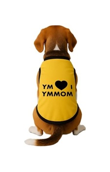 Evcil Hayvan Kıyafeti, Sarı, I Love Mommy, Xl