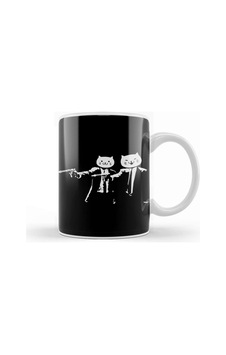 Kitty Pulp Fiction Kupa Bardak Porselen Karışık