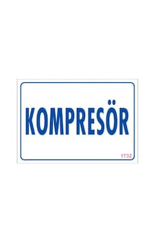 Pvc Levha Quot;Kompresörquot; 17,5x25 Cm Pvc Levha Quot;Kompresörquot; 17,5x25 Cm
