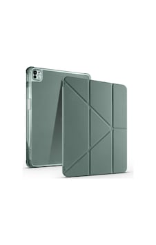 Maks Technology iPad Uyumlu Pro 13 2024 Kılıf Mkst Tri Folding Kalem Bölmeli Standlı Kılıf - Koyu Yeşil Tablet Kılıfı Maks Technology iPad Uyumlu Pro 13 2024 Kılıf Mkst Tri Folding Kalem Bölmeli Standlı Kılıf - Koyu Yeşil Tablet Kılıfı