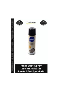 Carlburn Flexi Süet Sprey 250 Ml Naturel Renk- Süet Ayakkabı Temiz Görünüm Bakım Spreyi Çanta Bakımı Diğer Carlburn Flexi Süet Sprey 250 Ml Naturel Renk- Süet Ayakkabı Temiz Görünüm Bakım Spreyi Çanta Bakımı Diğer