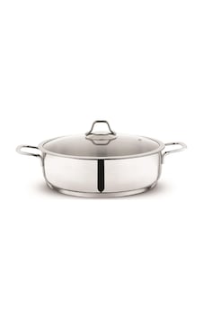 Schafer Held Çelik Basık Tencere-26 CM-2 Parça-Inox