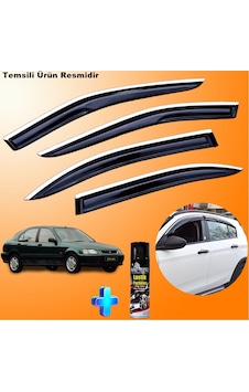 Honda Euro Civic Mügen Cam Rüzgarlığı Abs Nikelaj Krom Cam Rüzgarlığı 1996-2001 + Ebrayn Lastik Parlatıcı Honda Euro Civic Mügen Cam Rüzgarlığı Abs Nikelaj Krom Cam Rüzgarlığı 1996-2001 + Ebrayn Lastik Parlatıcı