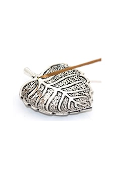 Metal Yaprak Tasarımlı Tütsülük Tütsülük Buhurdanlık 11.5x9.5 Cm Metal Yaprak Tasarımlı Tütsülük Tütsülük Buhurdanlık 11.5x9.5 Cm