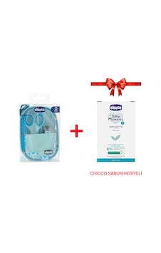 Bebek Tırnak Seti Mavi + Sabun Set