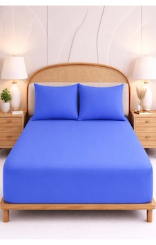 More Home Tek Kişilik Lastikli Çarşaf Seti + Yastık Kılıfı Koyu Mavi koyu Mavi More Home Tek Kişilik Lastikli Çarşaf Seti + Yastık Kılıfı Koyu Mavi koyu Mavi