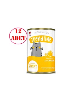Trendline Tavuklu Kedi Konservesi 400 Gr 12 Ad Trendline Tavuklu Kedi Konservesi 400 Gr 12 Ad