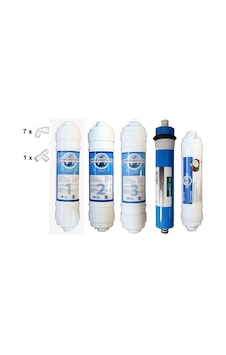 Su Arıtma Kapalı Kasa Cihaz 5li Inline Quick Filtre Seti Ve Bağlantıları Su Arıtma Kapalı Kasa Cihaz 5li Inline Quick Filtre Seti Ve Bağlantıları