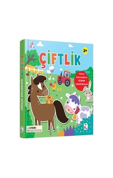 Çiftlik Temalı Silikon Çıkartmalar - Tekrar Kullanılabilir Çiftlik Temalı Silikon Çıkartmalar - Tekrar Kullanılabilir