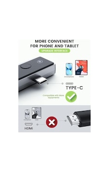 Kablosuz Ekran Yayınlayıcı & Alıcı - 1080p 60hz Hdmı Kablosuz Ekran Adaptörü, Usb-c, Dp-alt, 5ghz Wifi, Tak Çalıştır, Mac, Windows, Uyumluluğu Zr1180 Kablosuz Ekran Yayınlayıcı & Alıcı - 1080p 60hz Hdmı Kablosuz Ekran Adaptörü, Usb-c, Dp-alt, 5ghz Wifi, Tak Çalıştır, Mac, Windows, Uyumluluğu Zr1180