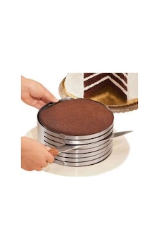 Fida Dilimli Yuvarlak Ayarlı Pasta Çemberi Ø8,5 Cm Paslanmaz Inox Fida Dilimli Yuvarlak Ayarlı Pasta Çemberi Ø8,5 Cm Paslanmaz Inox