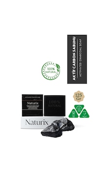 Naturix Natural Kömür Sabunu Yoğun Nemlendirici 125 G Naturix Natural Kömür Sabunu Yoğun Nemlendirici 125 G