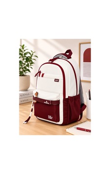 Unisex Ortaokul Lise Okul Sırt Çantası 16 İnç Laptop Bölmeli Soft Kumaş Hafif Bordo Unisex Ortaokul Lise Okul Sırt Çantası 16 İnç Laptop Bölmeli Soft Kumaş Hafif Bordo