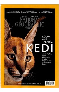 National Geographic Türkiye - Küçük Ama Yabani Kedi Retro Koleksiyon Eski Sayı : Şubat 2017 Not: Ekleri Yoktur National Geographic Türkiye - Küçük Ama Yabani Kedi Retro Koleksiyon Eski Sayı : Şubat 2017 Not: Ekleri Yoktur