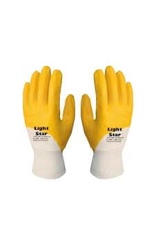 Light Star Nitril Eldiven Sarı-2 Adet