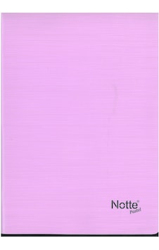 Notte A4 80/1 Çizgili Plastik Kapak Dikişli Açık Mor Notte A4 80/1 Çizgili Plastik Kapak Dikişli Açık Mor