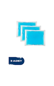 3 Adet Soğuk Sıcak Jel Kompres, Yaralanma Soğutucu Isıtıcı 13x13 3 Adet Soğuk Sıcak Jel Kompres, Yaralanma Soğutucu Isıtıcı 13x13