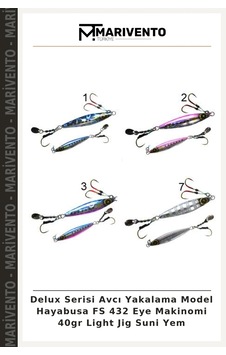 Delux Serisi Avcı Yakalama Model Hayabusa Fs 432 Eye Makinomi 40gr Light Jig Suni Yem Delux Serisi Avcı Yakalama Model Hayabusa Fs 432 Eye Makinomi 40gr Light Jig Suni Yem