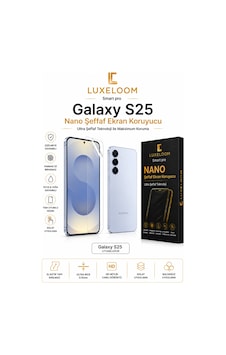 Luxeloom Samsung Uyumlu Galaxy S25 Nano Şeffaf Ekran Koruyucu Film Luxeloom Samsung Uyumlu Galaxy S25 Nano Şeffaf Ekran Koruyucu Film