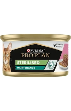 Purina Pro Plan Kısırlaştırılmış Ton Balıklı ve Sebzeli Yetişkin Kedi Konservesi 6 x 85 G Purina Pro Plan Kısırlaştırılmış Ton Balıklı ve Sebzeli Yetişkin Kedi Konservesi 6 x 85 G