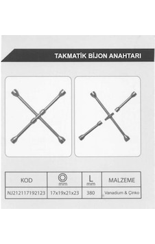 Beyaztuning Takmatik 1.Sınıf Döküm Bijon Anahtarı 4'Lü Beyaztuning Takmatik 1.Sınıf Döküm Bijon Anahtarı 4'Lü